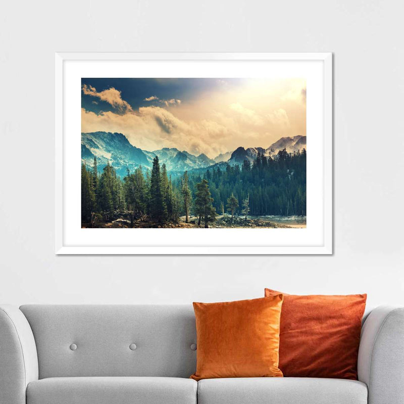 Sierra Nevada Mountainscape Wall Art