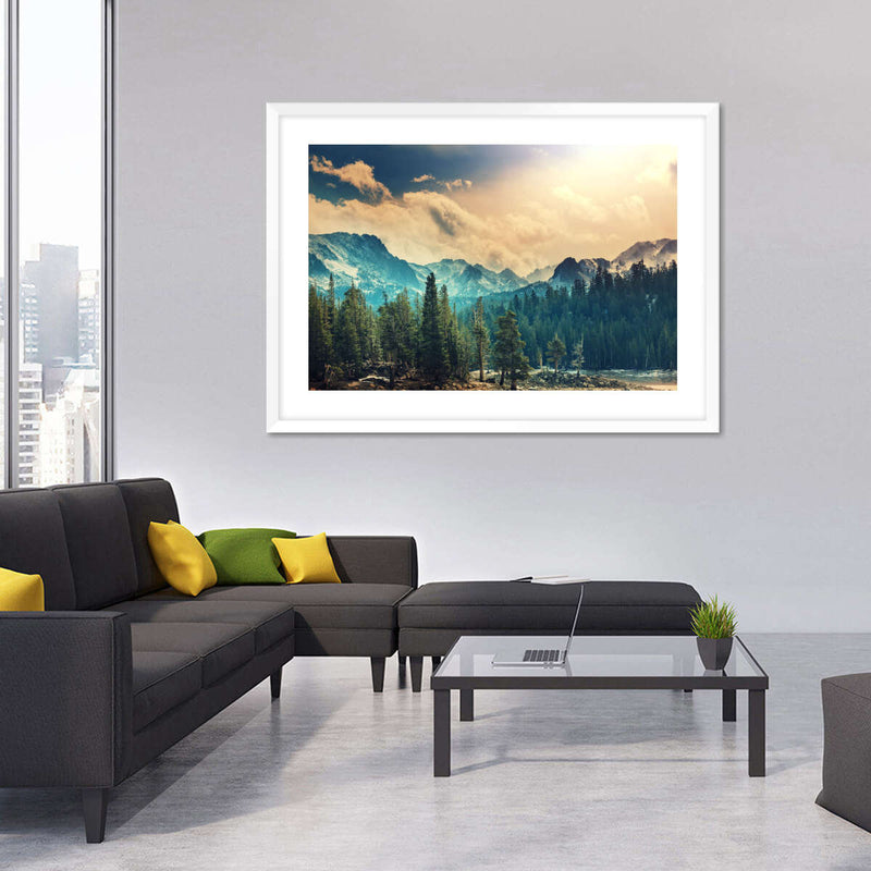 Sierra Nevada Mountainscape Wall Art
