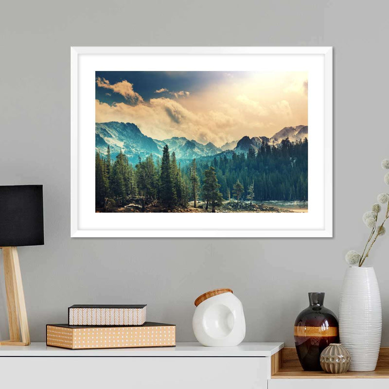 Sierra Nevada Mountainscape Wall Art