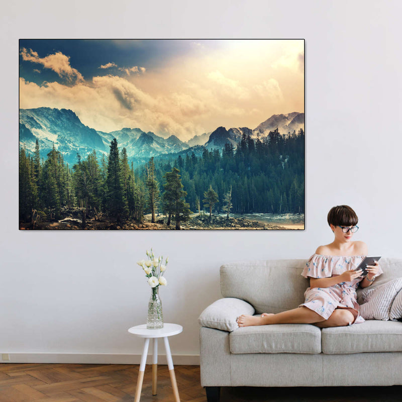 Sierra Nevada Mountainscape Wall Art
