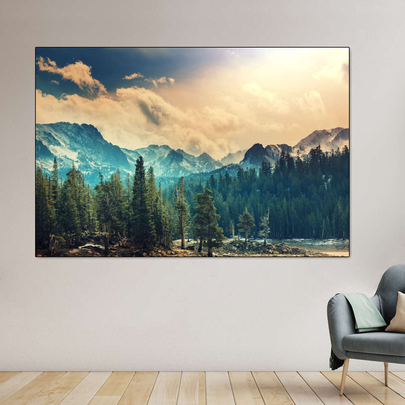 Sierra Nevada Mountainscape Wall Art
