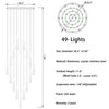 MIRODEMI® Long hanging crystal lamp for luxury living room, staircase, dining room, stairwell