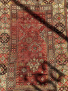 Antique Turkish Wool Distressed Prayer Rug 4’3” x 5’11”