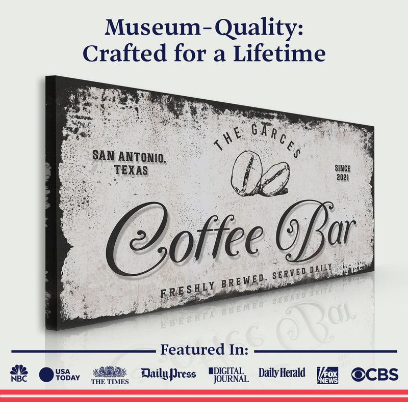 Coffee Bar Sign IV