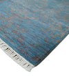 2x4 Fine Hand Knotted Peach and Blue Traditional Vintage Persian Style Antique Wool Rug | AGR25