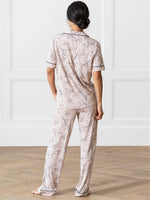 Women's Stretch-Knit Short Sleeve & Pant Bamboo Pajama Set
