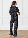 Women's Stretch-Knit Short Sleeve & Pant Bamboo Pajama Set