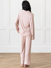 Women's Stretch-Knit Long Sleeve Bamboo Pajama Set