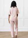 Women's Stretch-Knit Short Sleeve & Pant Bamboo Pajama Set