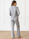 Women's Stretch-Knit Long Sleeve Bamboo Pajama Set