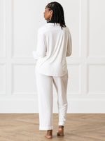 Women's Stretch-Knit Long Sleeve Bamboo Pajama Set