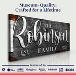 Personalized Family Sign