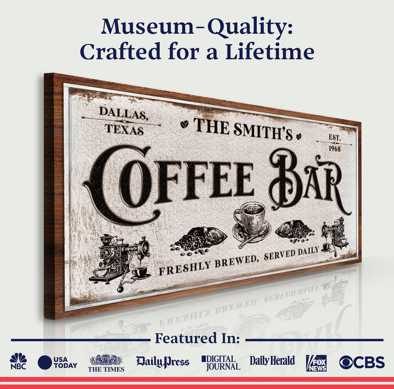 Coffee Bar Sign VIII