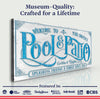 Personalized Pool & Patio Sign III