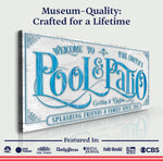 Personalized Pool & Patio Sign III