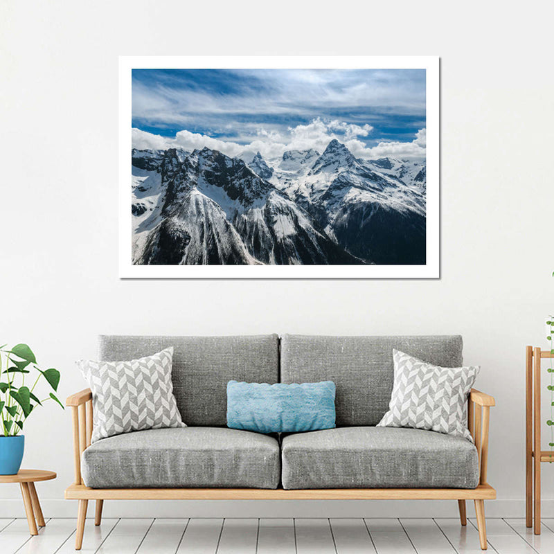Snow Mountain Peaks Wall Art