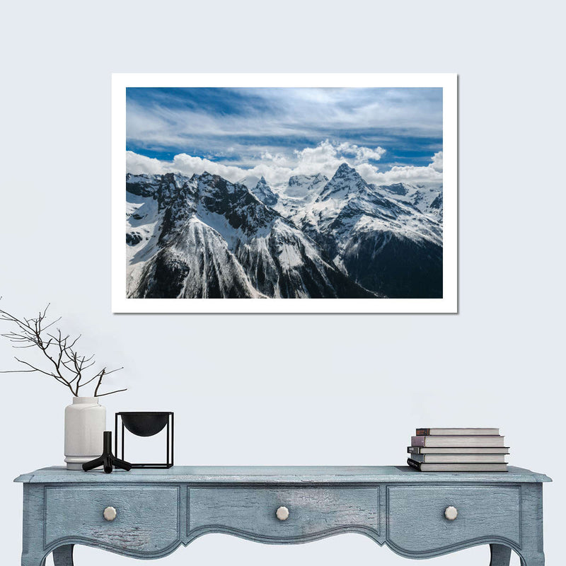 Snow Mountain Peaks Wall Art