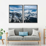 Snow Mountain Peaks Wall Art