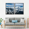 Snow Mountain Peaks Wall Art