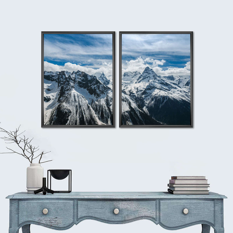 Snow Mountain Peaks Wall Art
