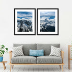 Snow Mountain Peaks Wall Art