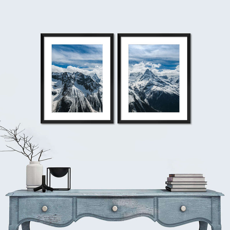 Snow Mountain Peaks Wall Art