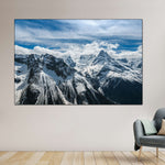 Snow Mountain Peaks Wall Art