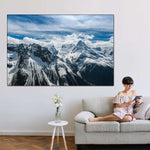 Snow Mountain Peaks Wall Art