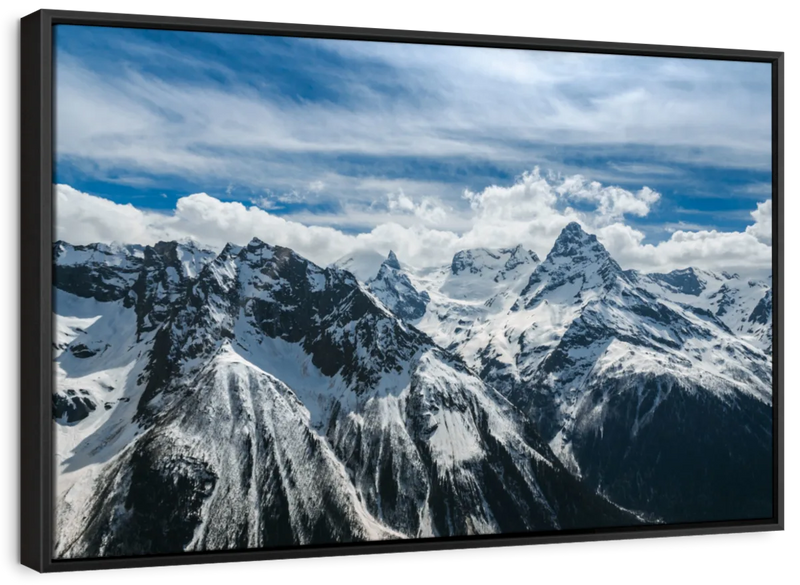 Snow Mountain Peaks Wall Art