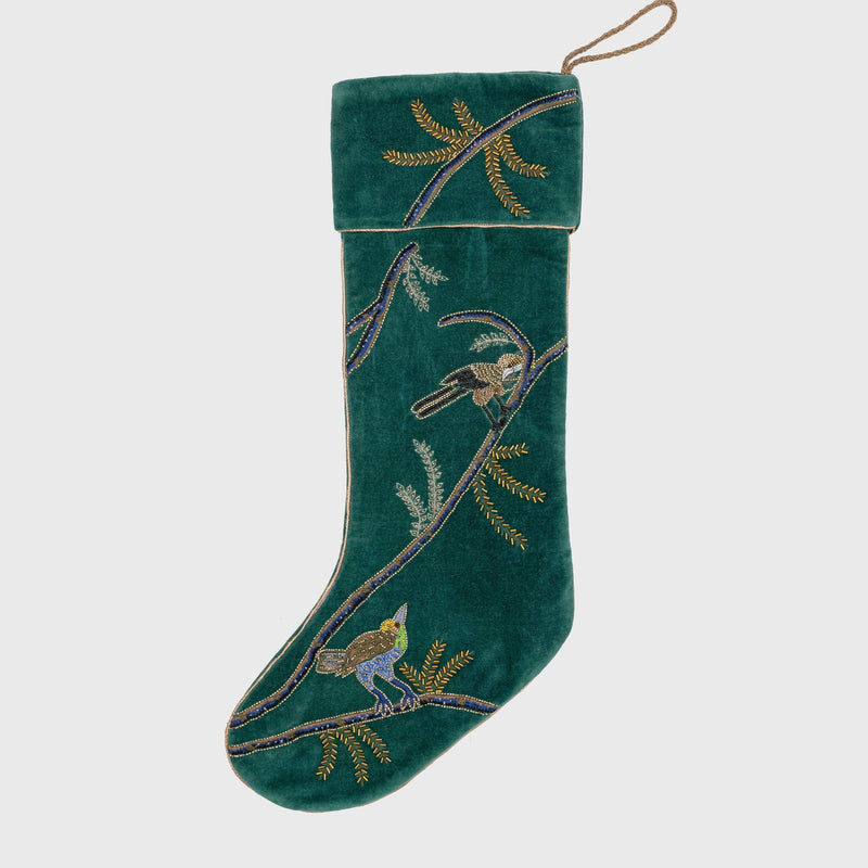 Bird stocking, green