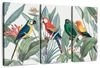 Tropical Safari Parrots Wall Art