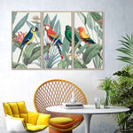 Tropical Safari Parrots Wall Art