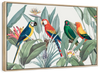 Tropical Safari Parrots Wall Art