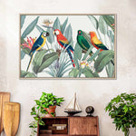 Tropical Safari Parrots Wall Art