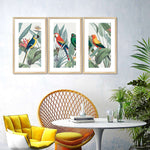 Tropical Safari Parrots Wall Art