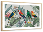 Tropical Safari Parrots Wall Art