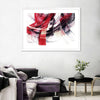 Red Motion Abstract Wall Art