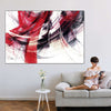 Red Motion Abstract Wall Art