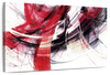 Red Motion Abstract Wall Art