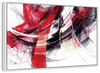 Red Motion Abstract Wall Art