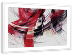 Red Motion Abstract Wall Art