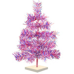 4th Of July Firework Tinsel Trees