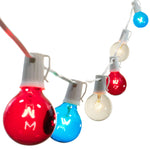 4th Of July Patio Light Set (With White Cord)