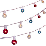 4th Of July Patio Light Set (With White Cord)