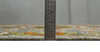 4x6 Hand Knotted Silver, Yellow and Orange Persian Oushak made of Recycled Silk Area Rug | OP58