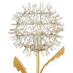 Currey and Company Dandelion Silver & Gold Wall Sconce 5000-0250