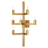 Currey and Company Andre Brass Wall Sconce 5000-0252