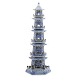 Lovecup Blue and White Pagoda Tower L766