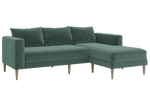 The Essential Sectional in Recycled Velvet