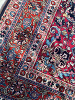 Persian Mashhad Hand Knotted Wool Area Rug 9’9” x 13’3”